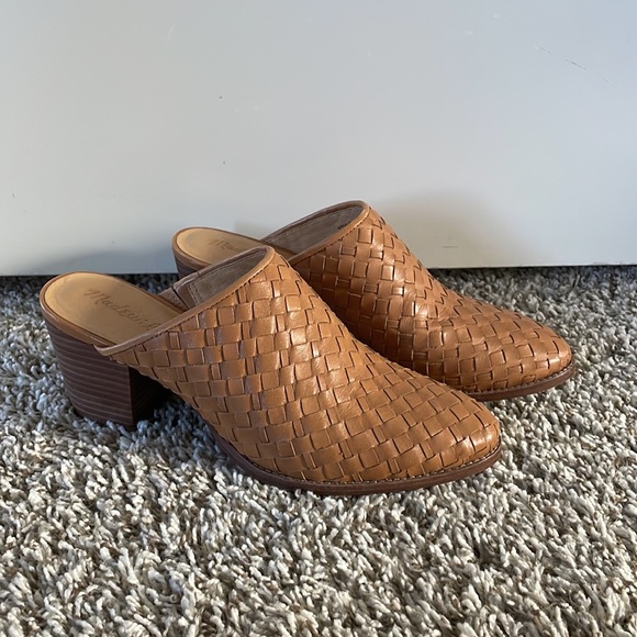 Madewell Harper Mule in Woven Leather, Style #L0793, sz 8.5 - Picture 6 of 11